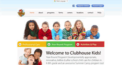 Desktop Screenshot of clubhousekidsonline.com